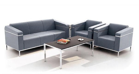 【不锈钢沙发 沙发批发 办公真皮沙发 物价沙发 现代沙发F5072】价格,厂家,图片,沙发,鹤山市浩龙家具制造-